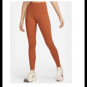 NIKE burnt orange one luxe athletic leggings 3XL 🆕